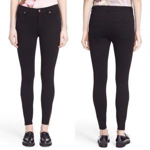 Ted Baker London ‘Fioni’ Black Zip Skinny Jeggings